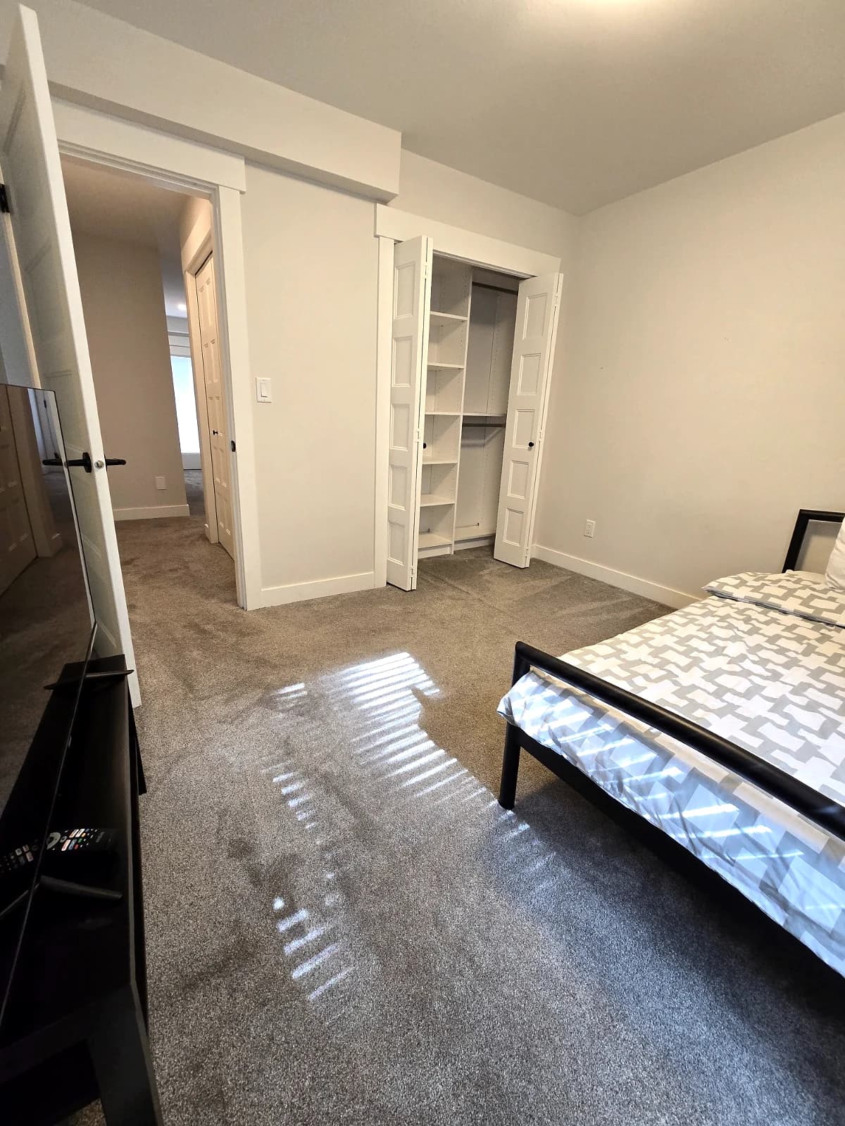 Bedroom access at the Maitland townhouse