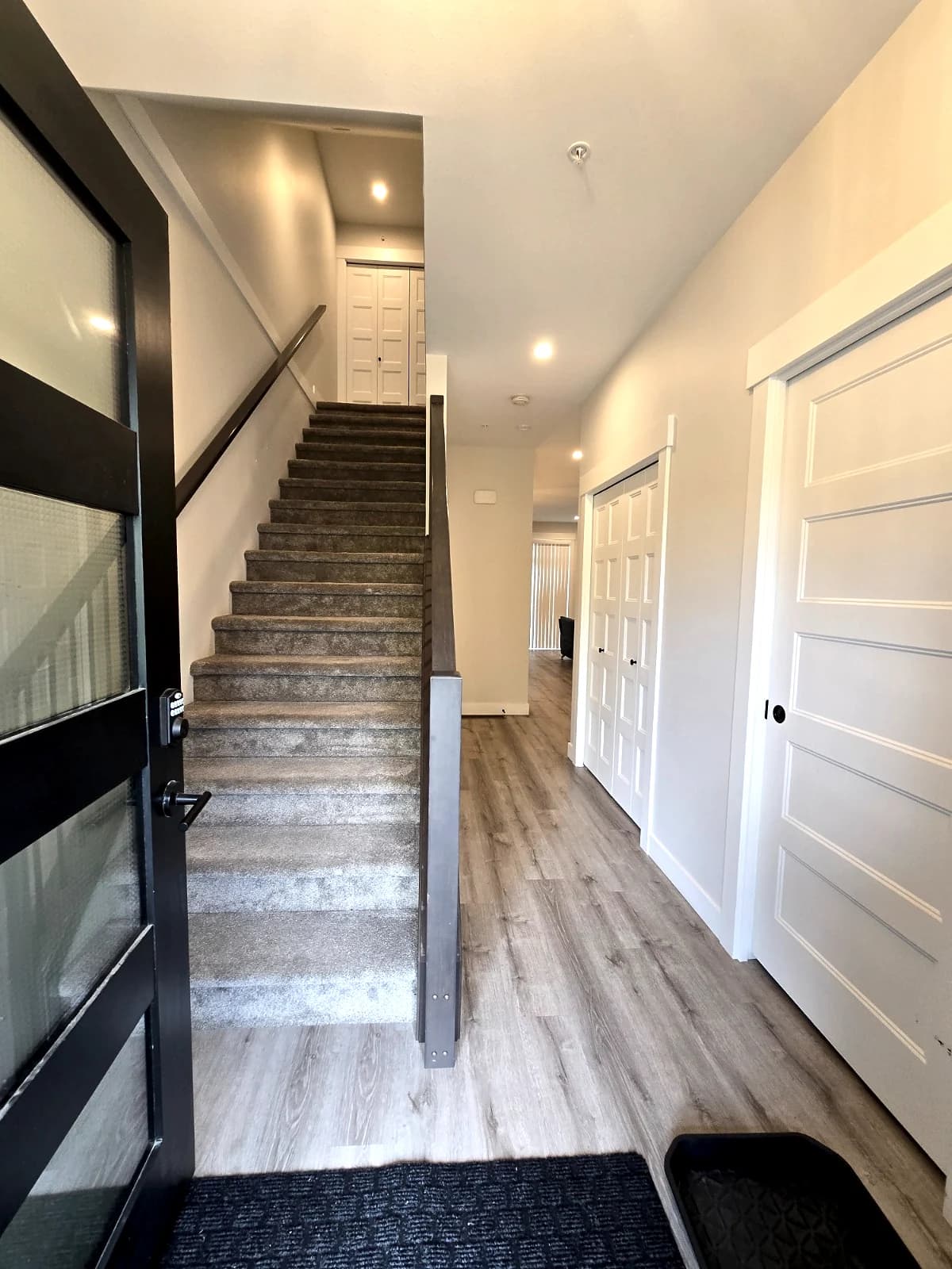 Entrance & stairs at the Maitland townhouse